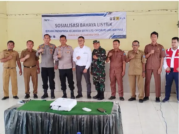 ULP PLN Sidomulyo Lakukan Sosialisasi Bahaya Listrik Bersama Gapoktan