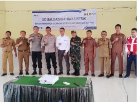 ULP PLN Sidomulyo Lakukan Sosialisasi Bahaya Listrik Bersama Gapoktan
